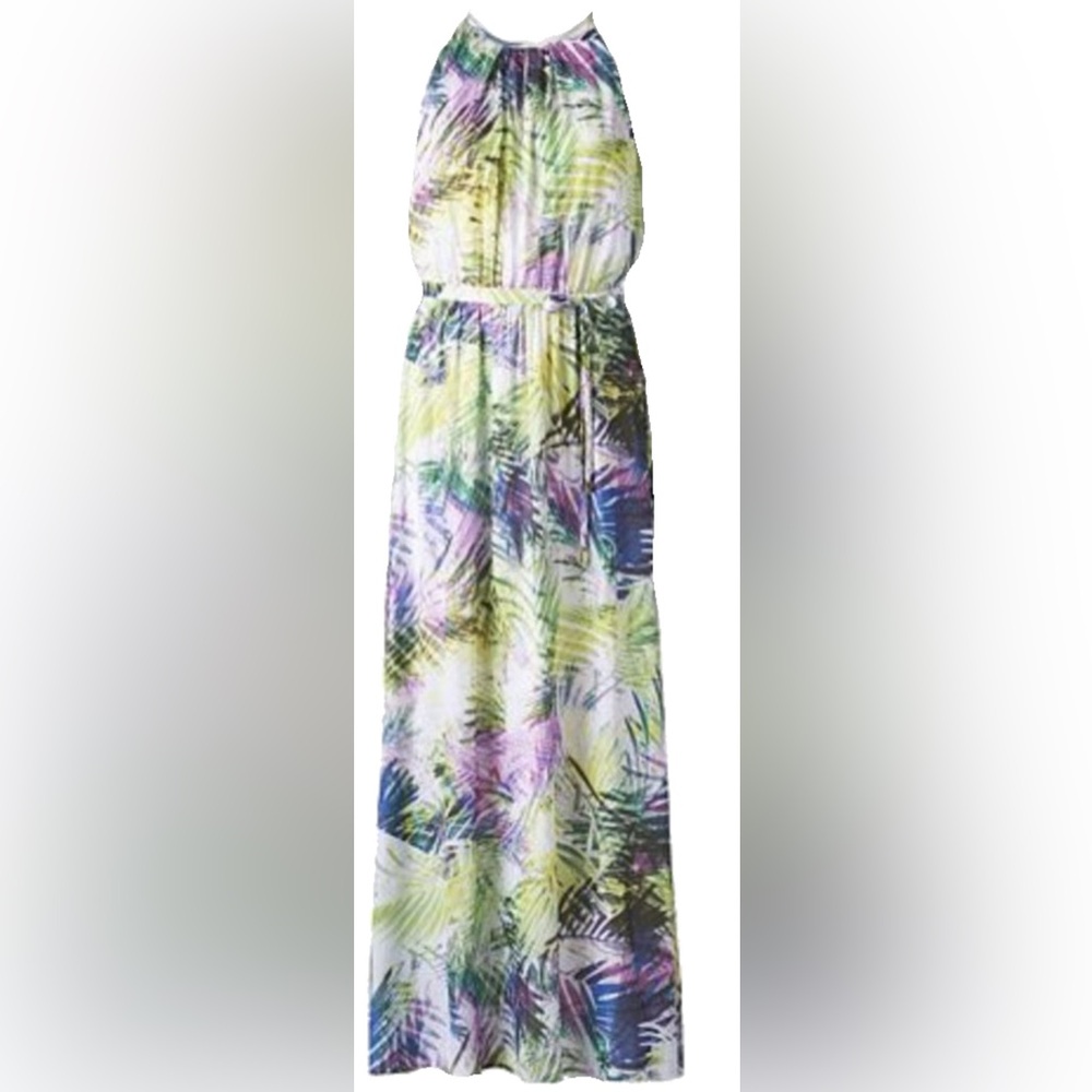 Jennifer Lopez Multicolor Maxi Dress